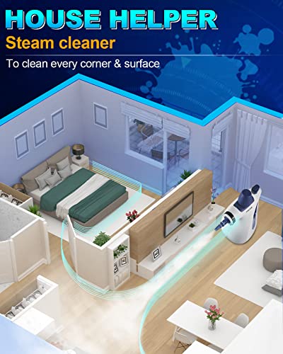 Handheld Pressurized Steam Cleaner with 11-Piece Accessory Set R147538