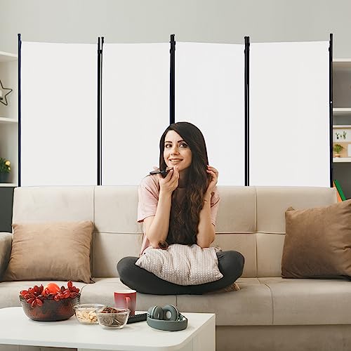 Black 6 Panel Folding Room Divider K3684
