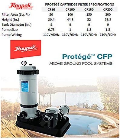 100 ft. Cartridge System with 1 HP Pump J4472