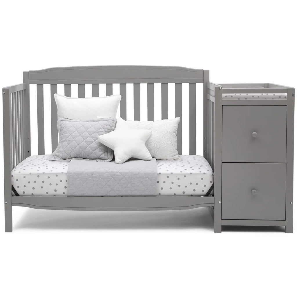 Gray Convertible Crib and Changer R990558