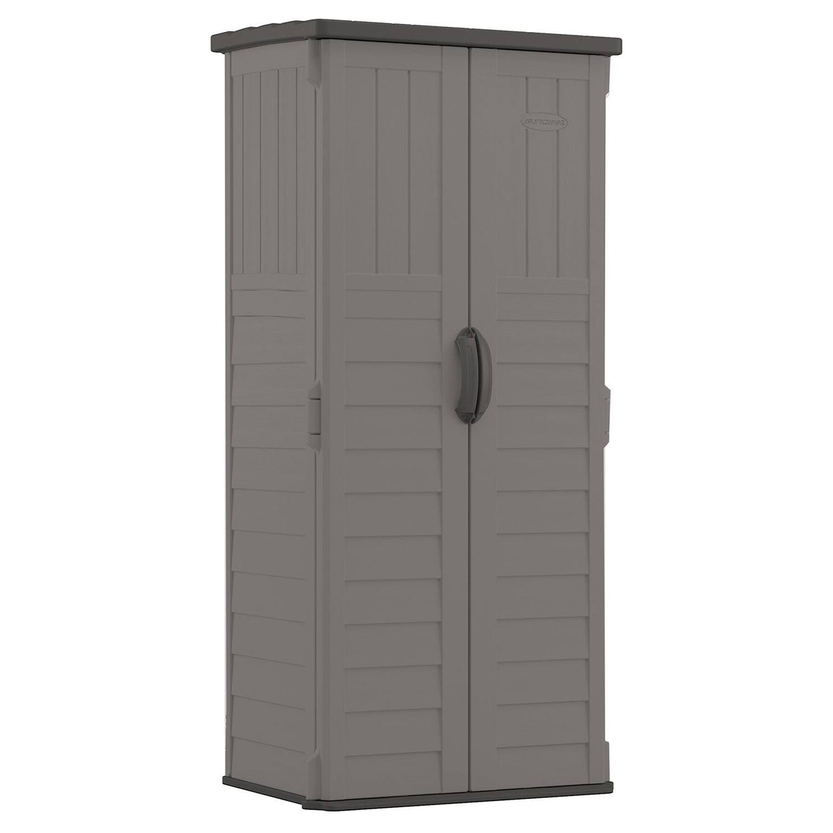 Gray Vertical Storage Shed Z5562