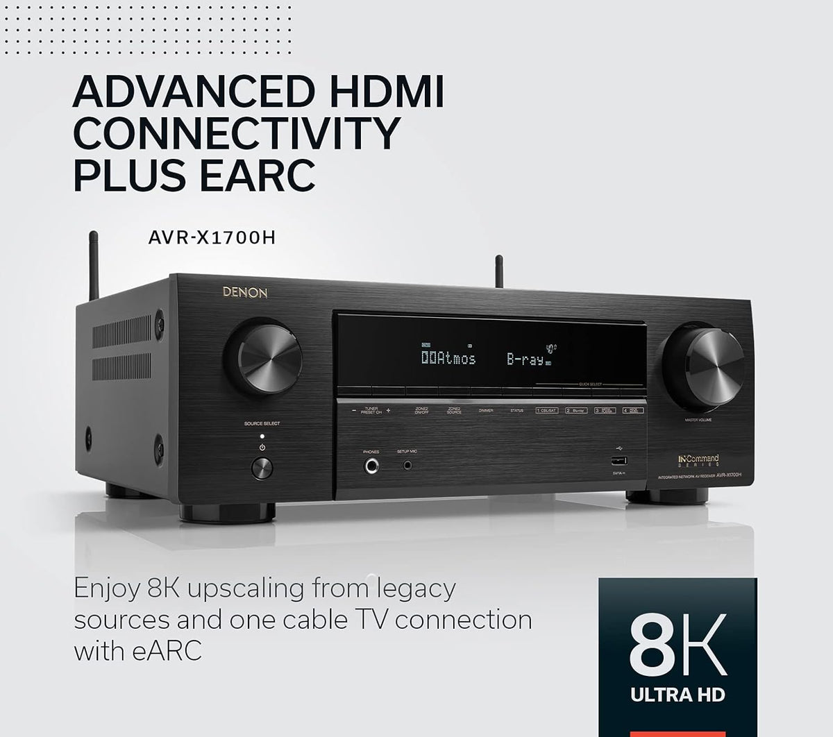 7.2 Channel AV Receiver with 8K HDMI A816