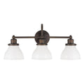 3 Light Burnished Bronze Vanity W34356
