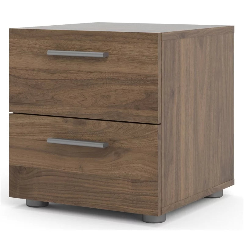 2 Drawer Walnut Nightstand M282