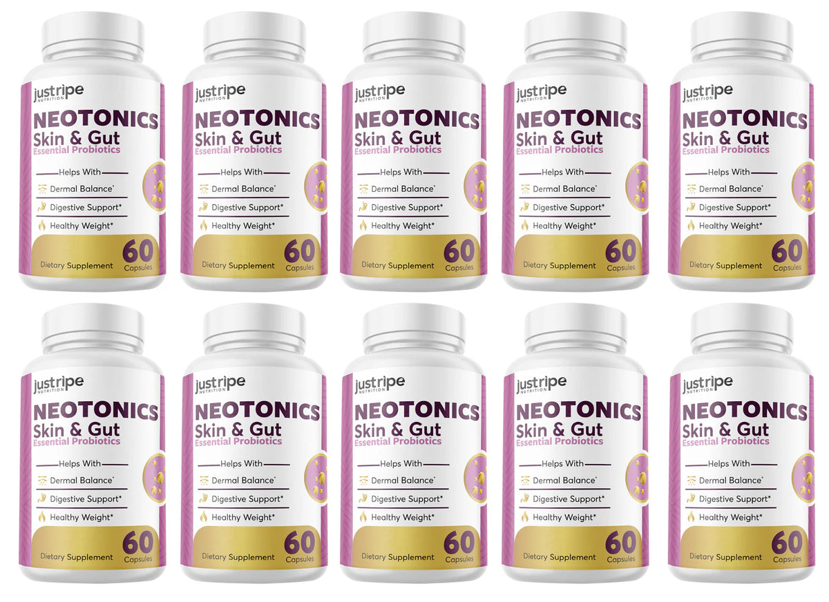 10 Pack Skin & Gut Probiotics Supplement Pills K6374