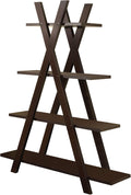 Contemporary Cappuccino X Bookcase T143