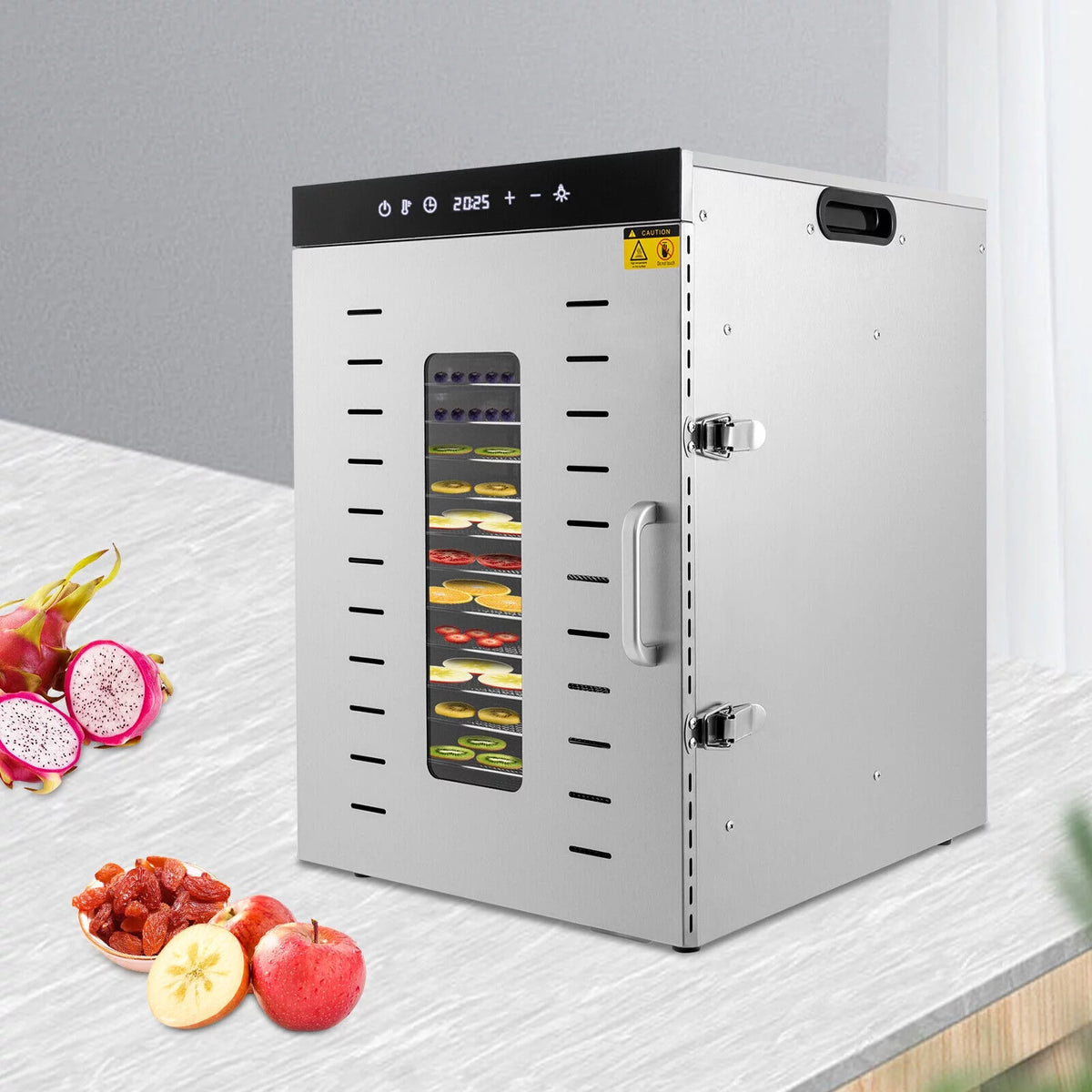 16 Trays Stainless Steel Food Dehydrator V6923