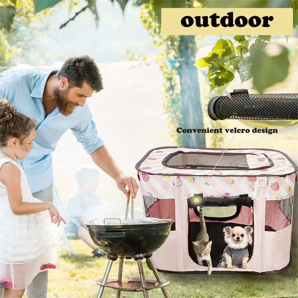 Portable Foldable Pet Playpen with Handbag Z9521