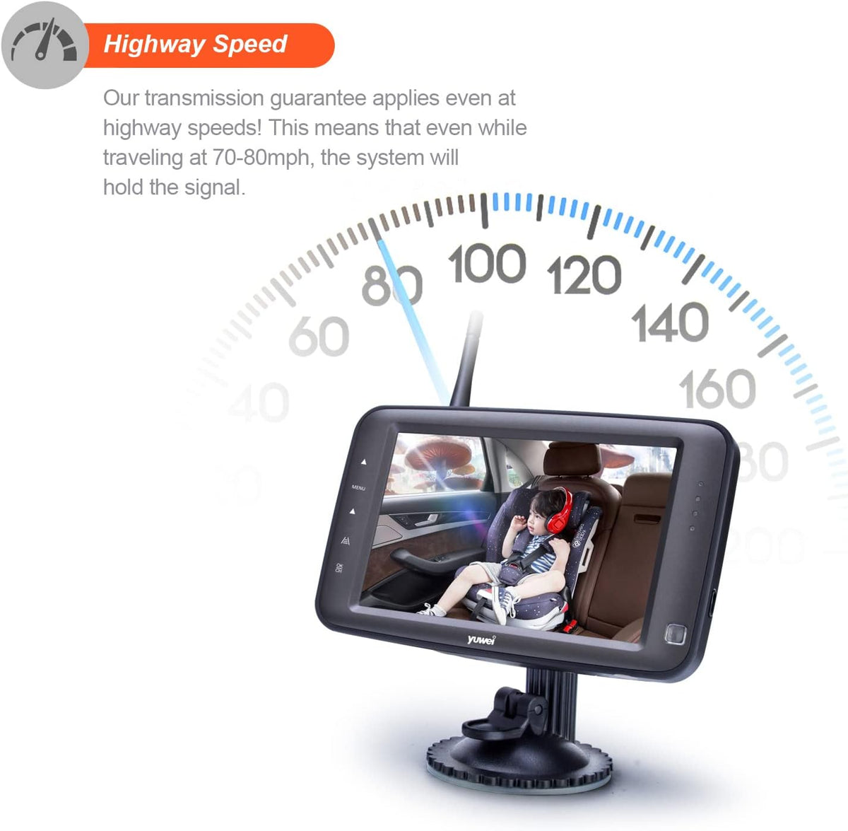 Wireless Backup Camera with 5 inch Split Screen, Ip69k Waterproof, Night Vision S188