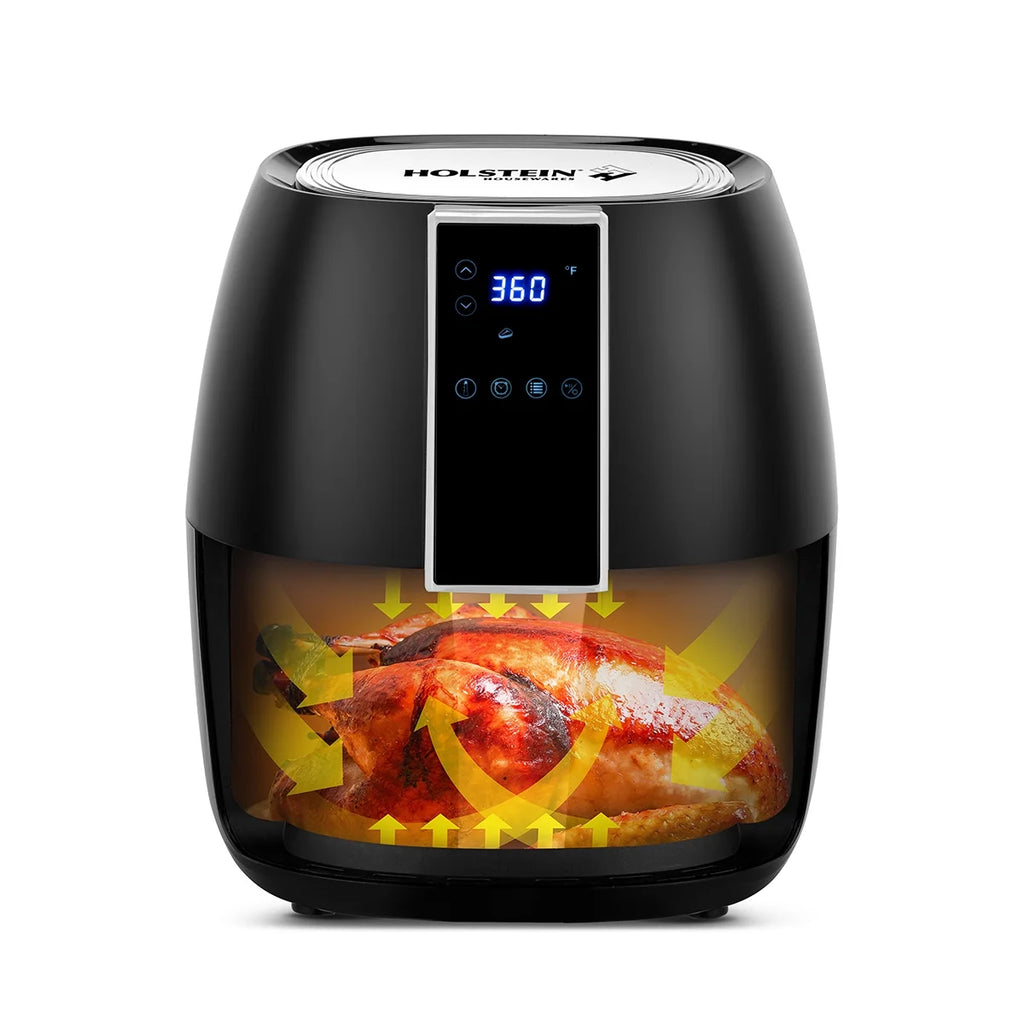 3.7 qt Air Digital Fryer with Touchscreen Control, Black Z270