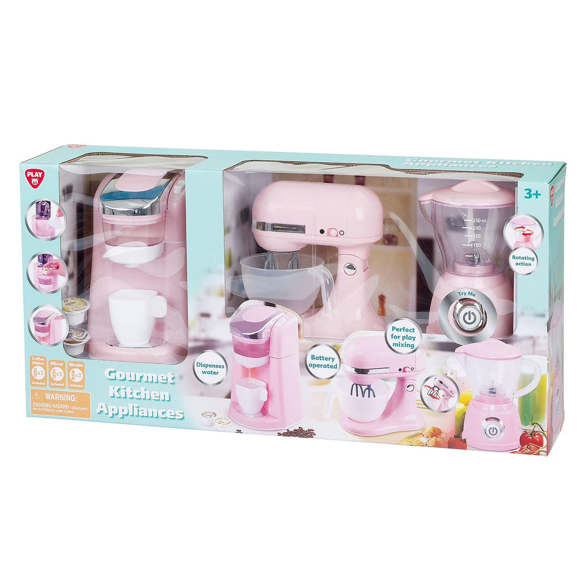 Pink Kitchen Appliance Set D9098