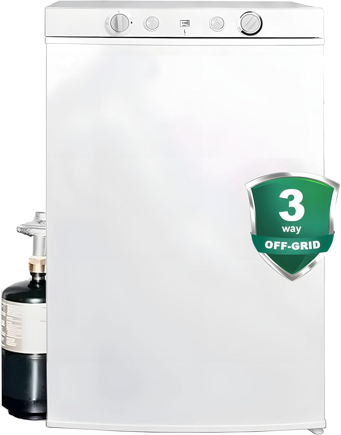 White 3.5 Cu.Ft Propane Refrigerator E6955