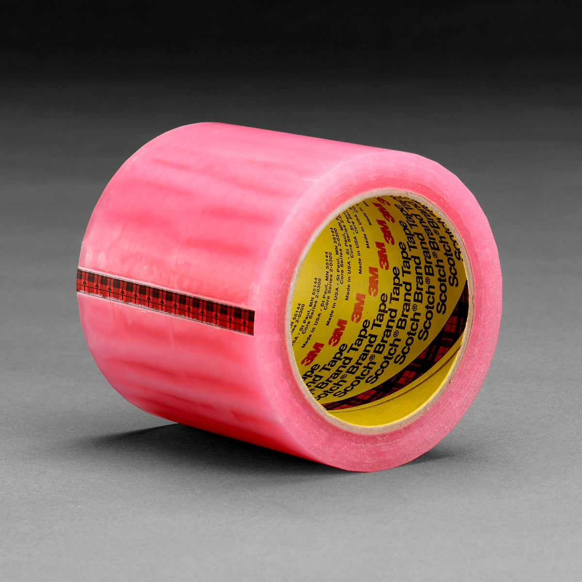 Pink Label Protection Tape, 4 in x 72 yd, 8 per Case I838747