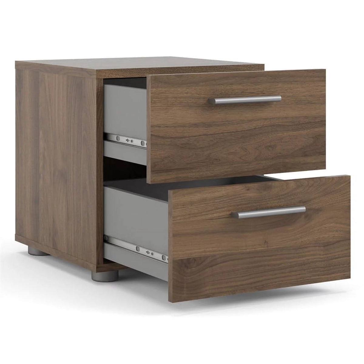 2 Drawer Walnut Nightstand M282