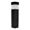 15.75 in. Solar LED Black Bollard Pathway Light, 1 Pack I3917