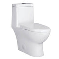 White One-Piece Elongated Toilet V24926