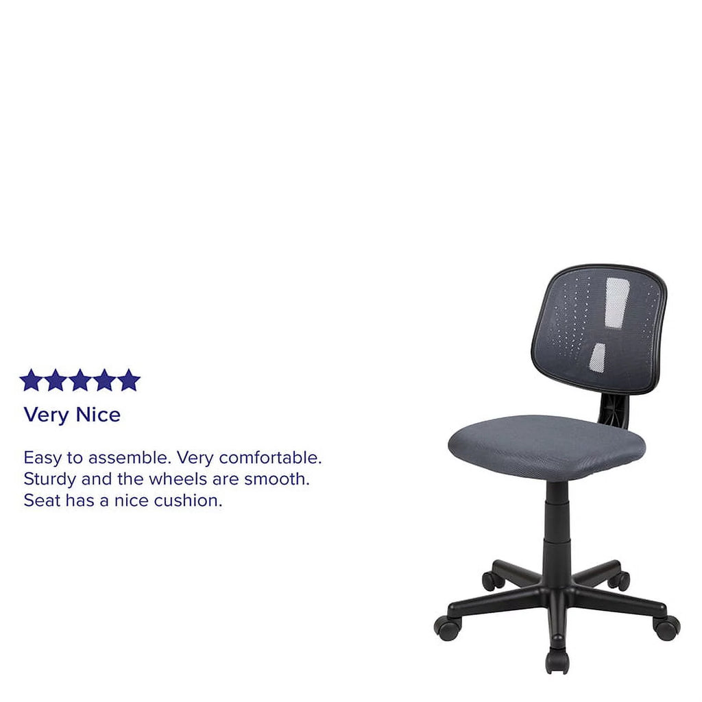 Gray Mesh Swivel Task Office Chair J117898
