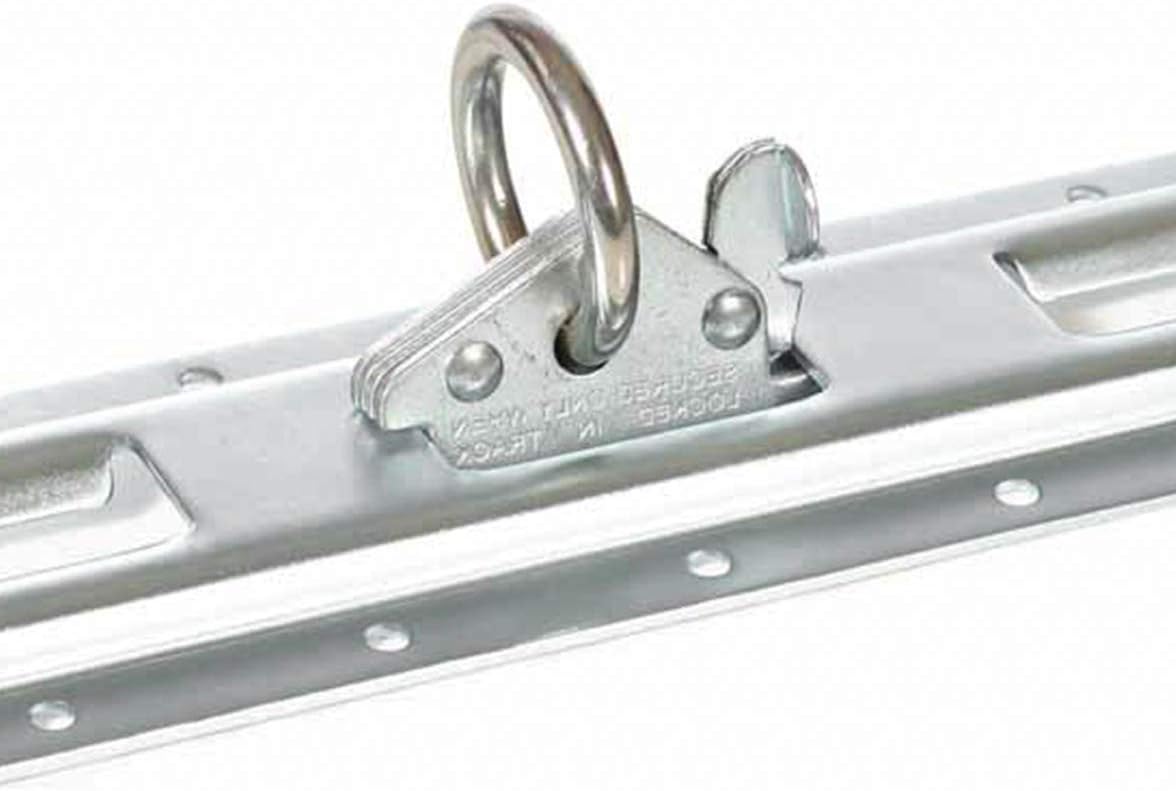 20 Heavy Duty Steel E-Track O-Ring Tie-Down Anchors with Spring Fittings J7529