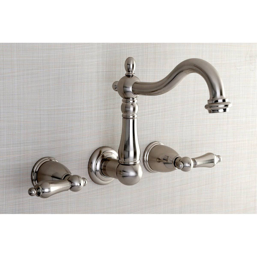 Oil Rubbed Bronze Wall Mount Bathroom Faucet I53273