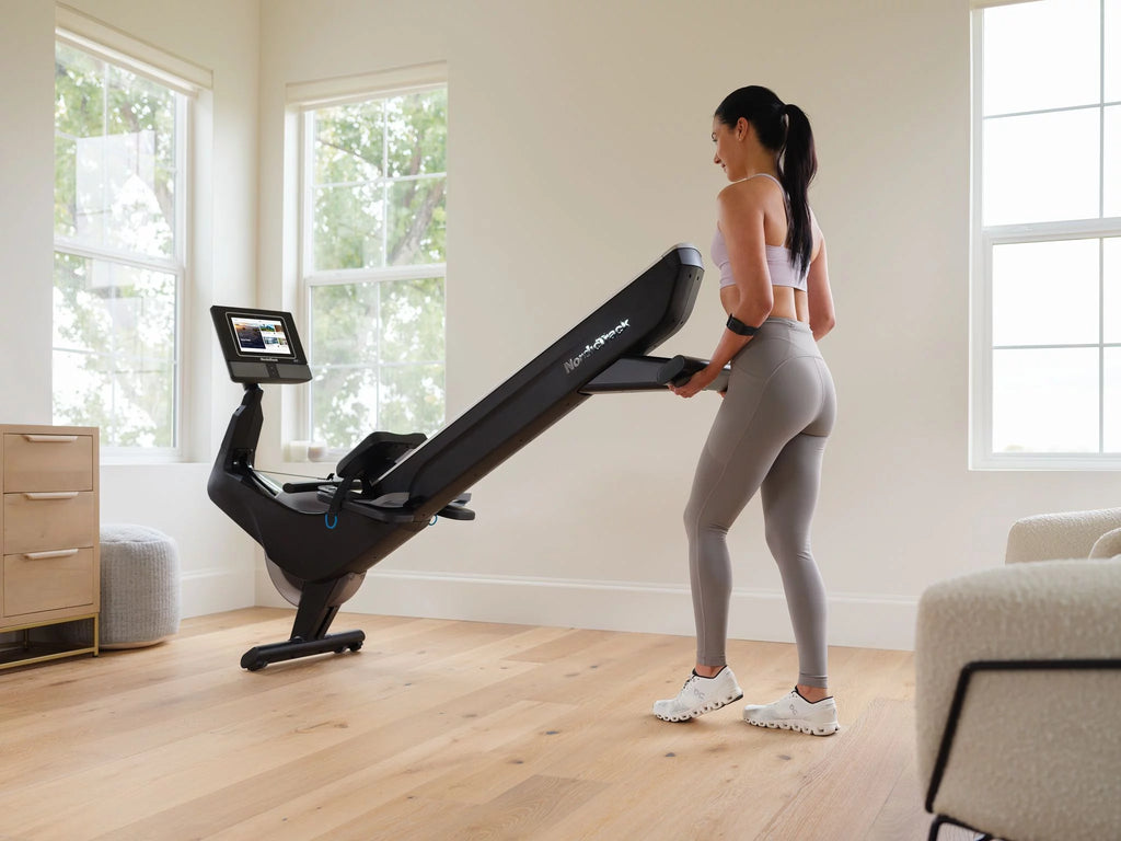 Rower with 10” Pivoting Touchscreen E80459