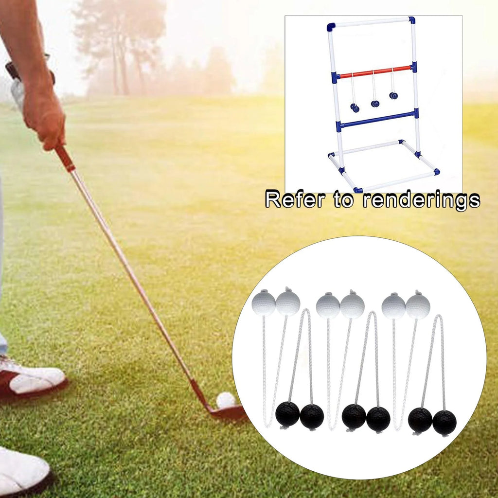 Ladder Throwing Game Outdoor Lawn Yard Beach Game Black and White F35293