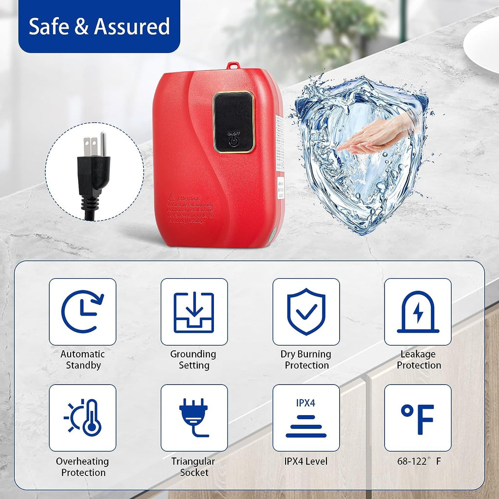 3000W Instant Electric Tankless Water Heater G7684