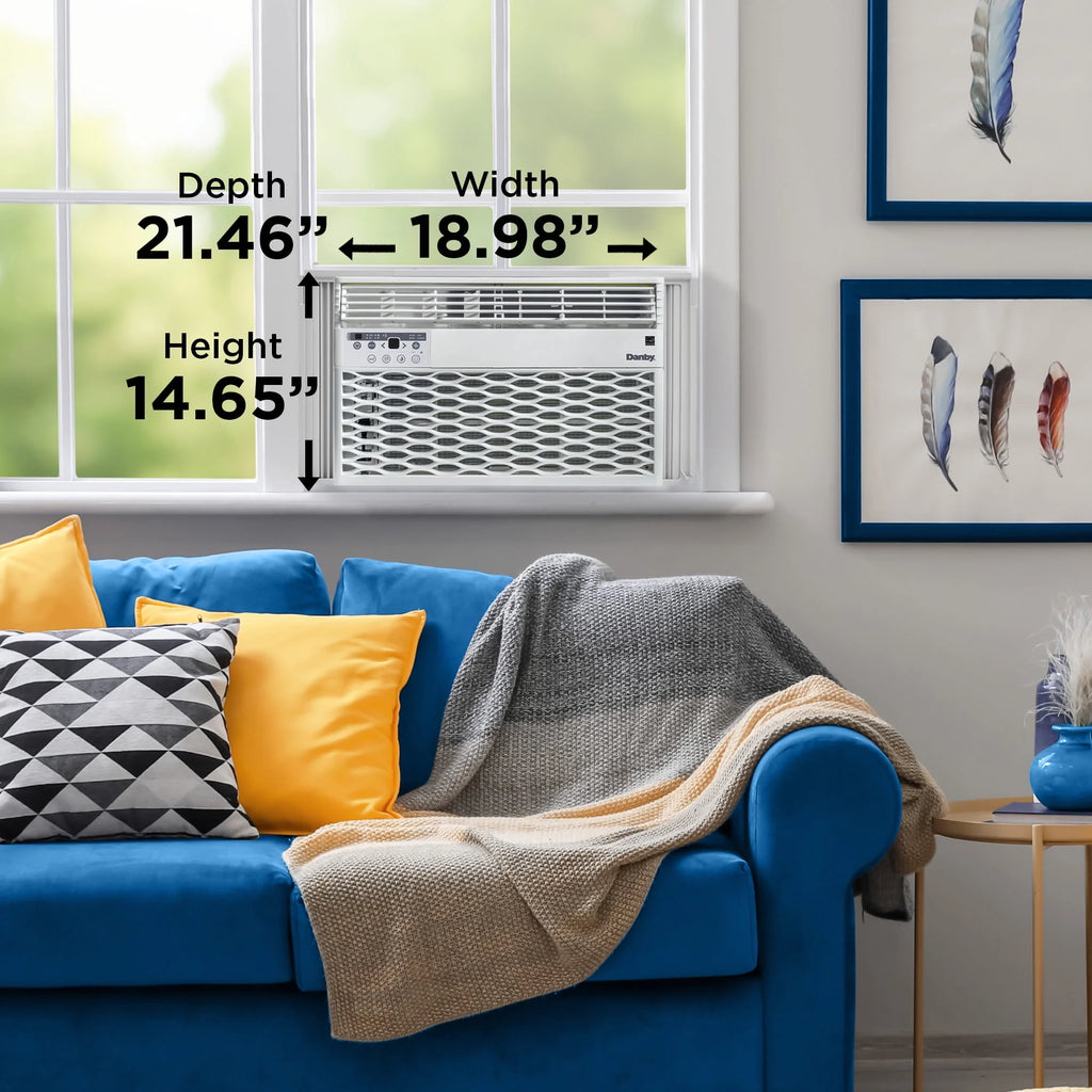 10,000 BTU White Window Air Conditioner with Remote K721