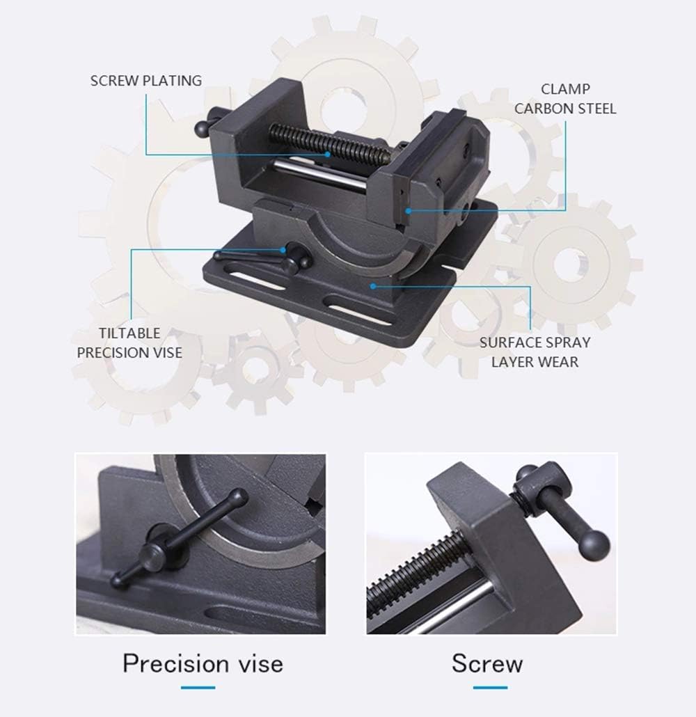 4.25 Inch Cast Iron Drill Press Vise L7036