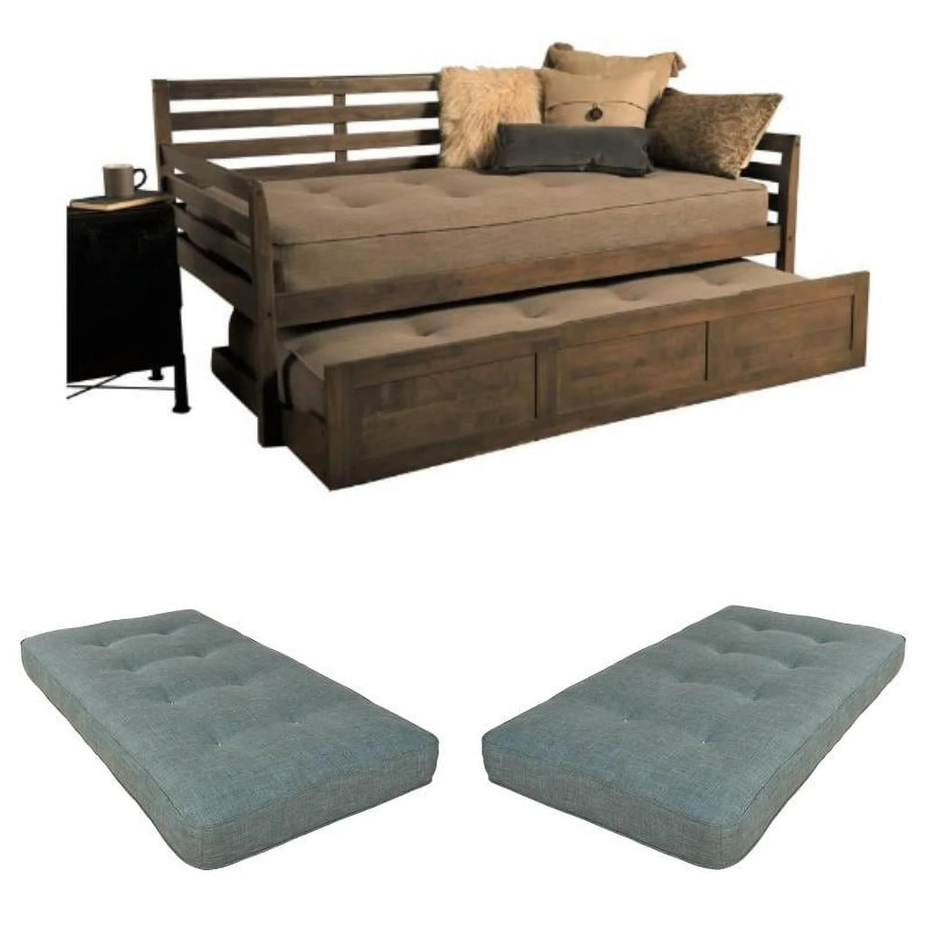 3-Piece Set with 2 Daybed Mattresses & Daybed T444