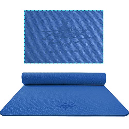 Extra Thick TPE Yoga Mat 72"x 32" 1/2 Inch X3574