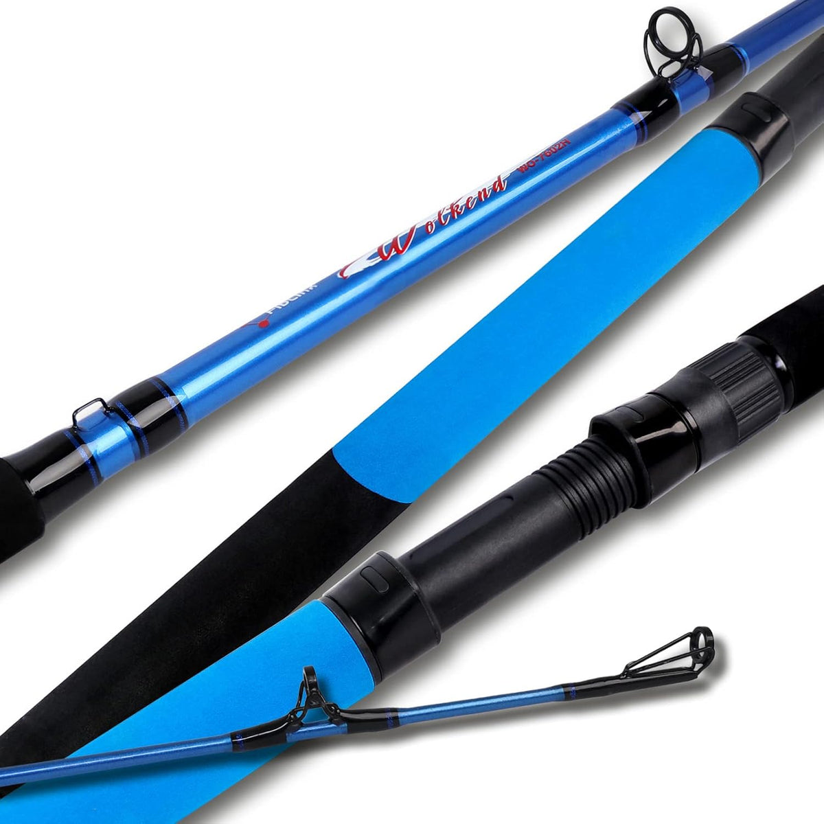 2-Piece Catfish Rod Travel Fishing Pole Pack of 2 I4585