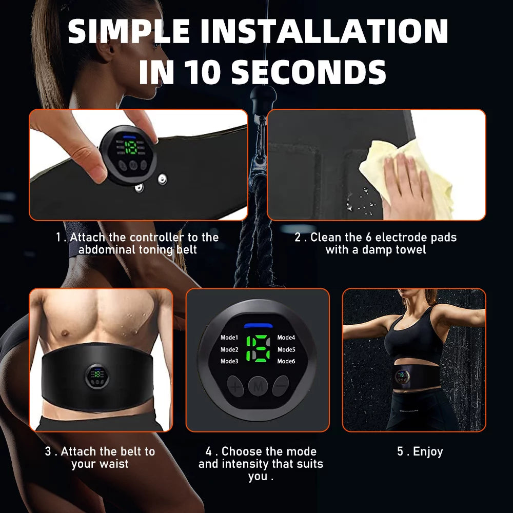 Ab Stimulator Muscle Toner Belt C3101