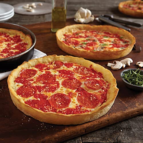 Two Deep Dish Pizzas (2 Sausage) Y49095