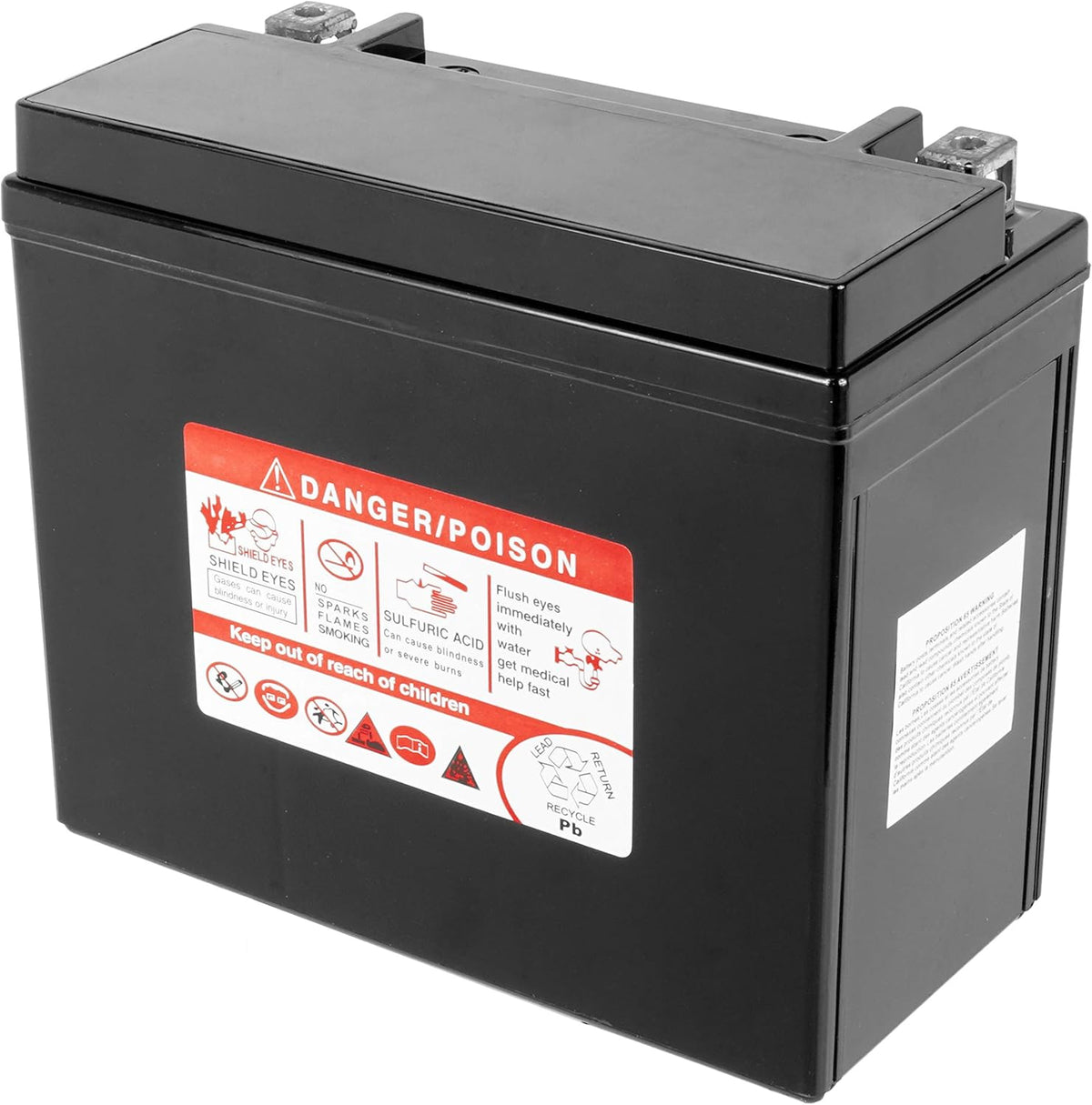 Pack of 2 AGM Battery for Polaris Sportsman 500 4X4 EFI 2007 2008 2009 2010 I8886