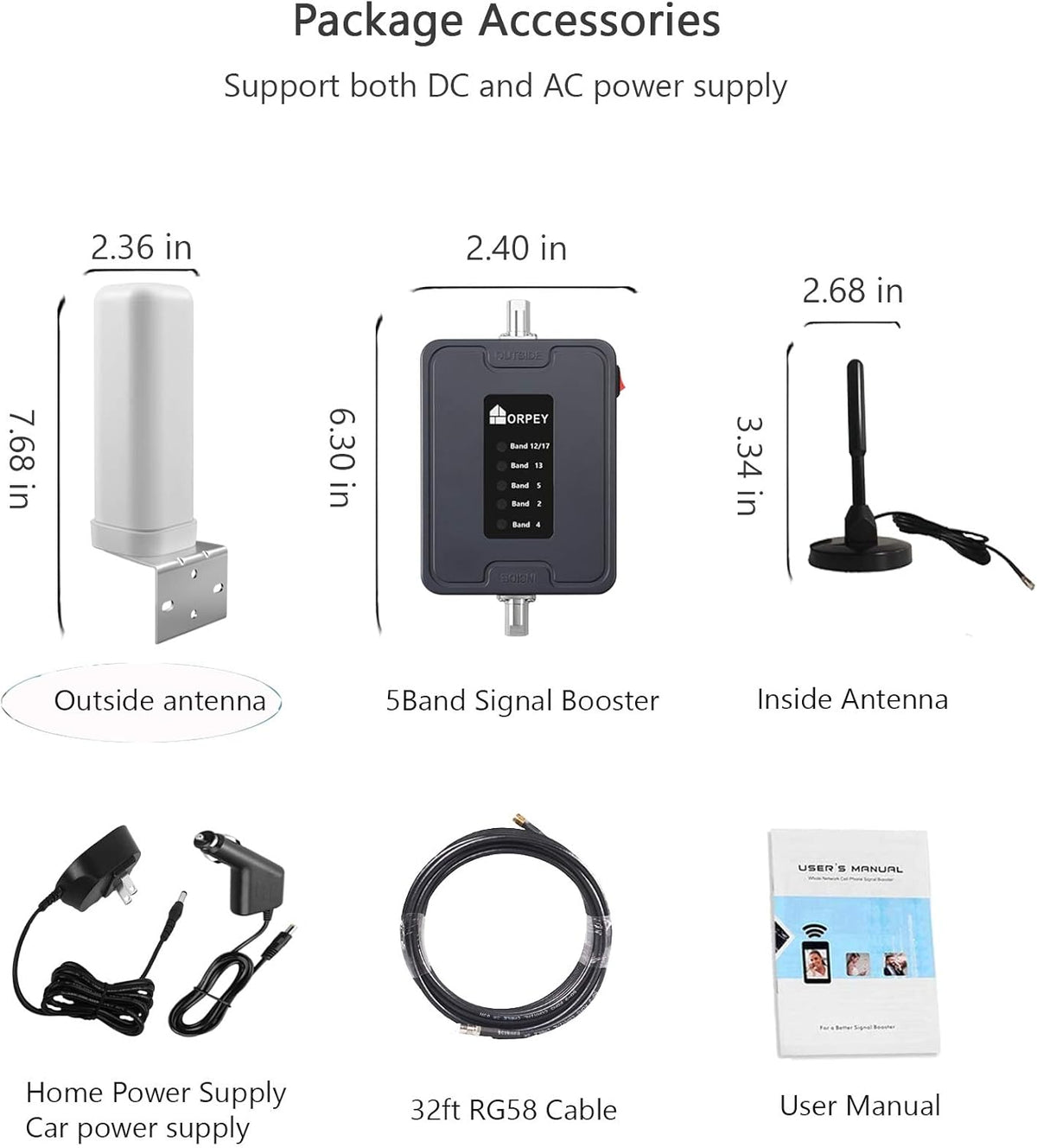 5 Band Cellular Signal Booster for RV M9067