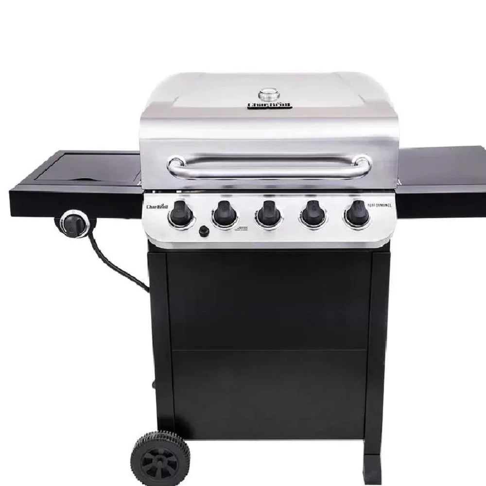 Stainless Steel Black 5-Burner Gas Grill B559
