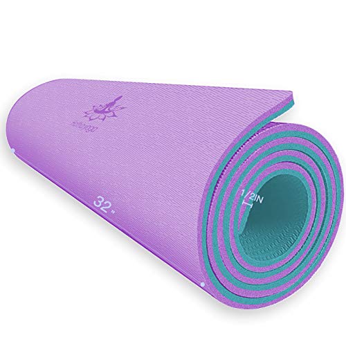 Extra Thick TPE Yoga Mat 72"x 32" 1/2 Inch X3574
