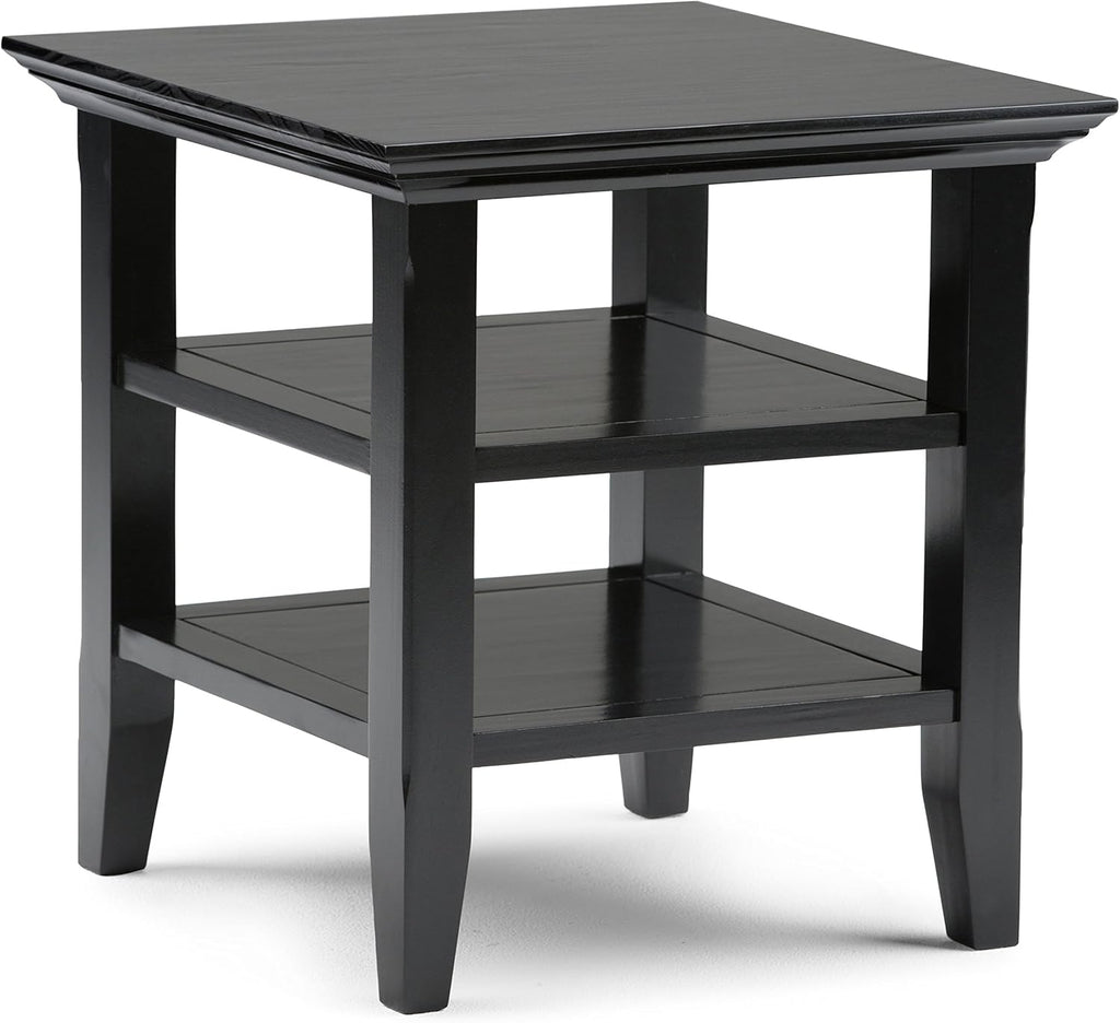 Distressed Grey End Table C3627
