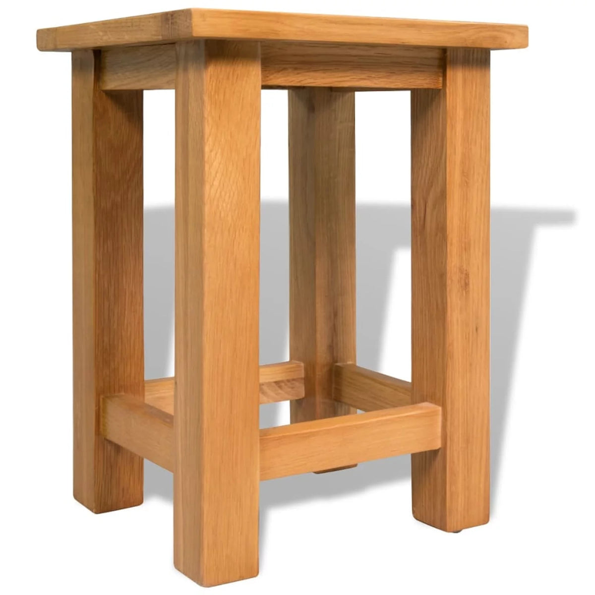 Solid Oak Wood End Tables 2 pcs I31106