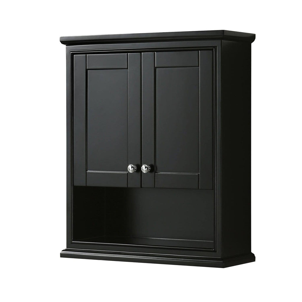 Dark Espresso Wall-Mounted Storage Cabinet O578395