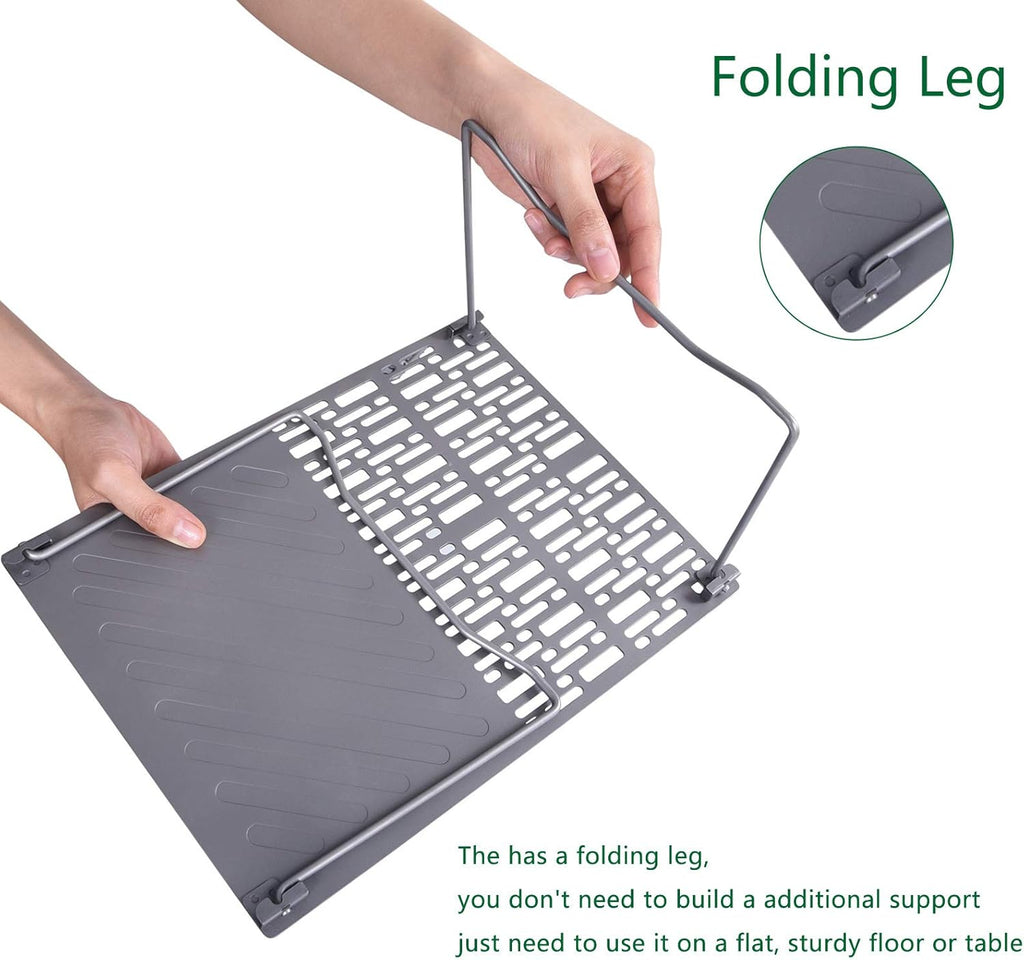 Titanium Folding Campfire Grill with Legs S131