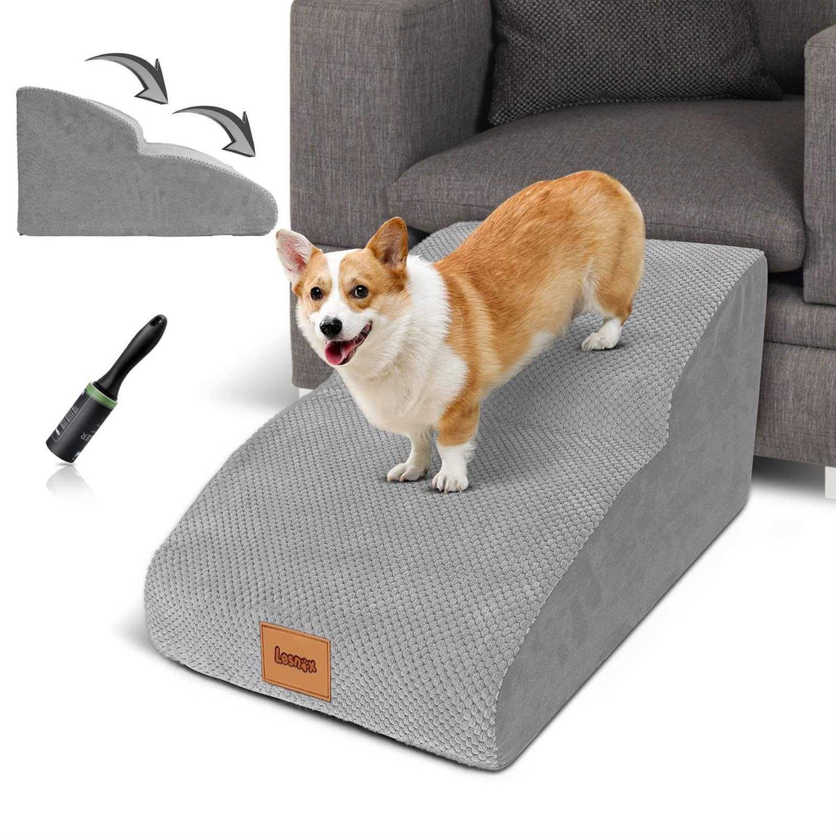 2-Step 30D Foam Pet Stairs with Waterproof Cover N2977