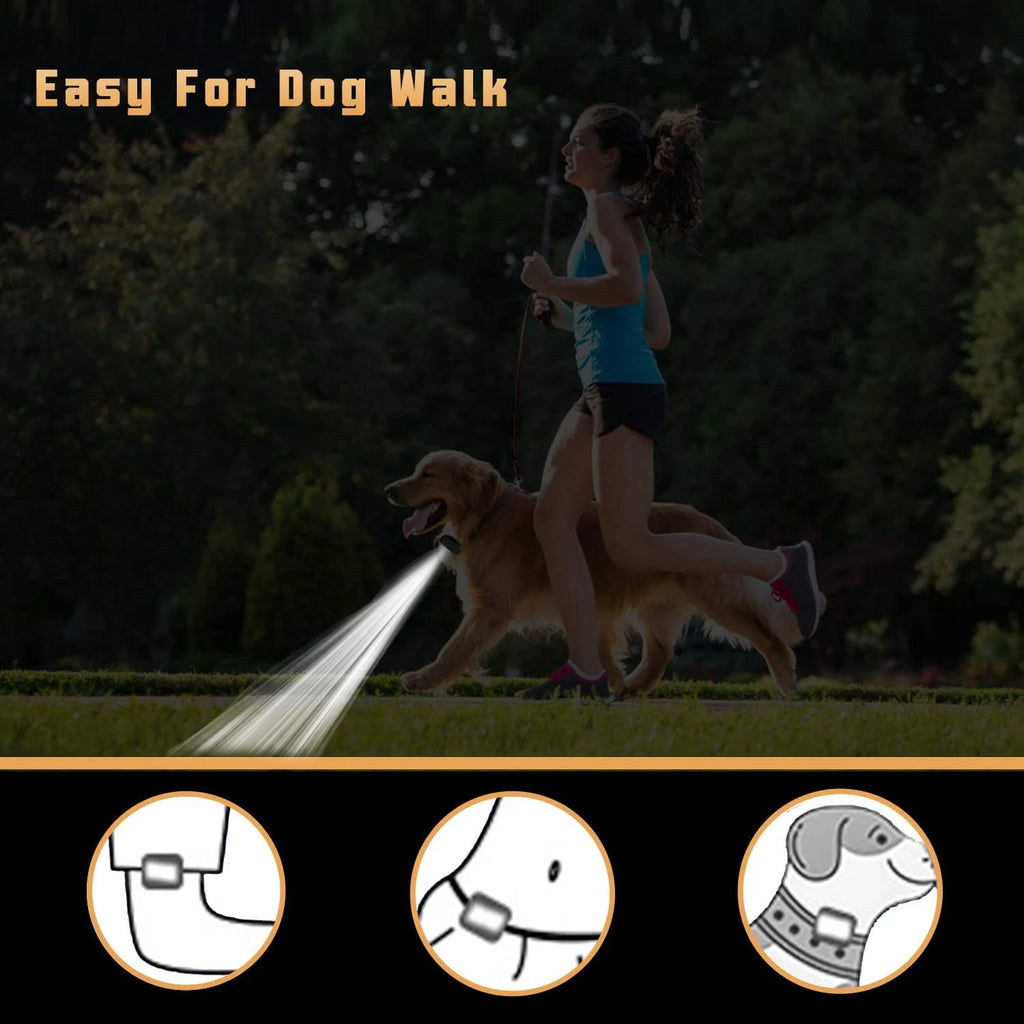 2Pack USB Rechargeable LED Clip on Running Light C91877