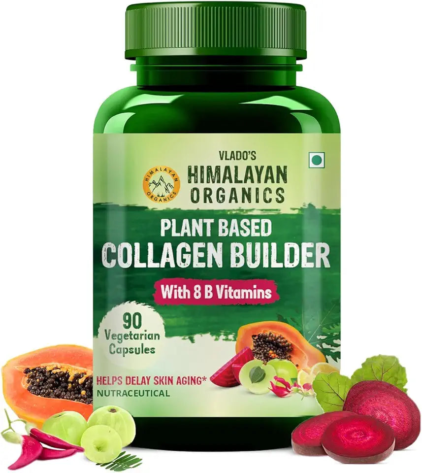 Plant Based Collagen Builder with 8 B Vitamins 90 Capsules G123509