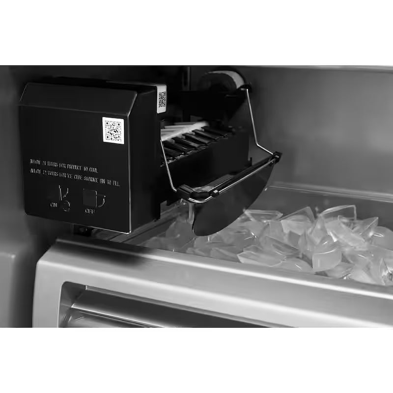 Black Stainless Steel Side-by-Side Refrigerator G3487