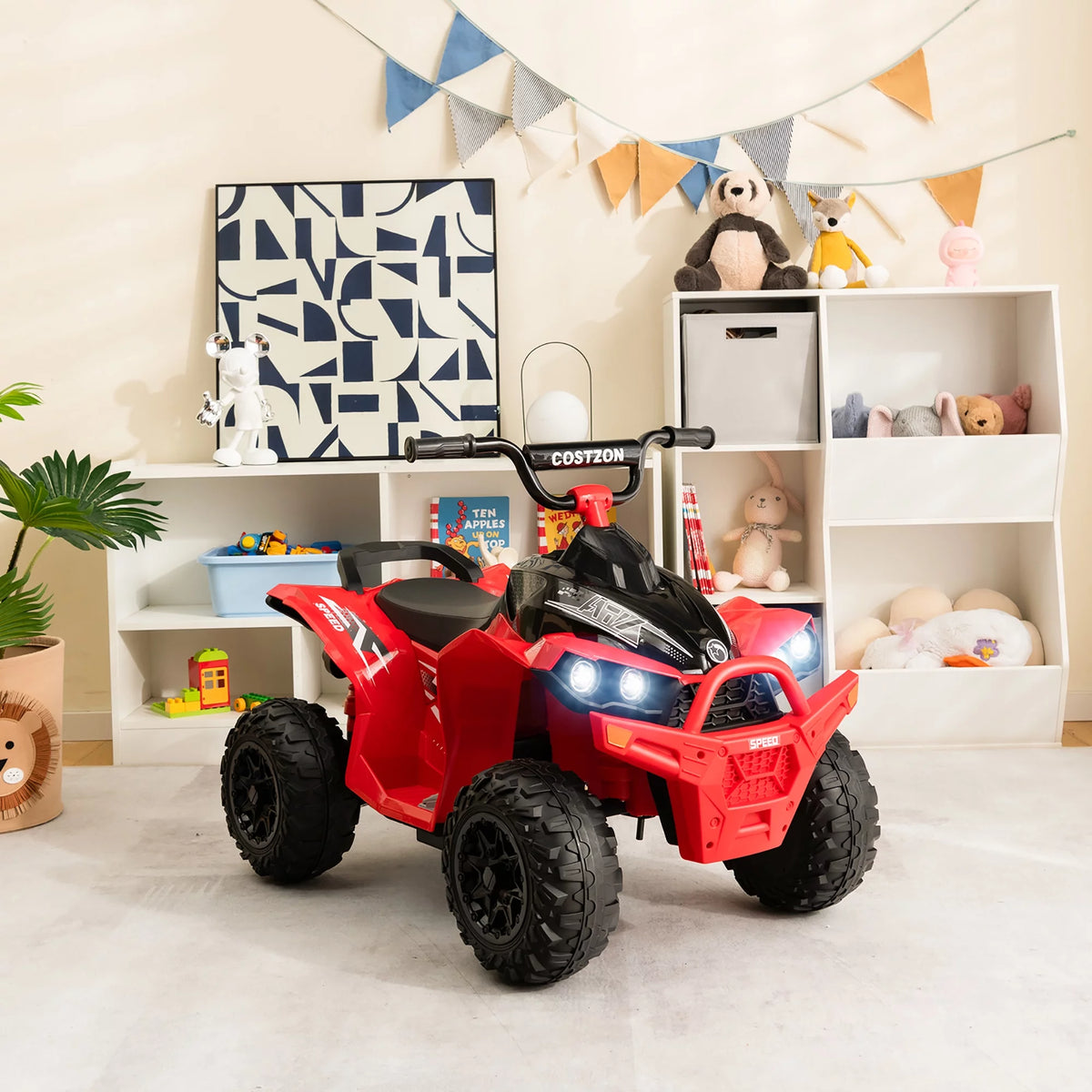12V Battery Powered Kids Ride On ATV Red A99341