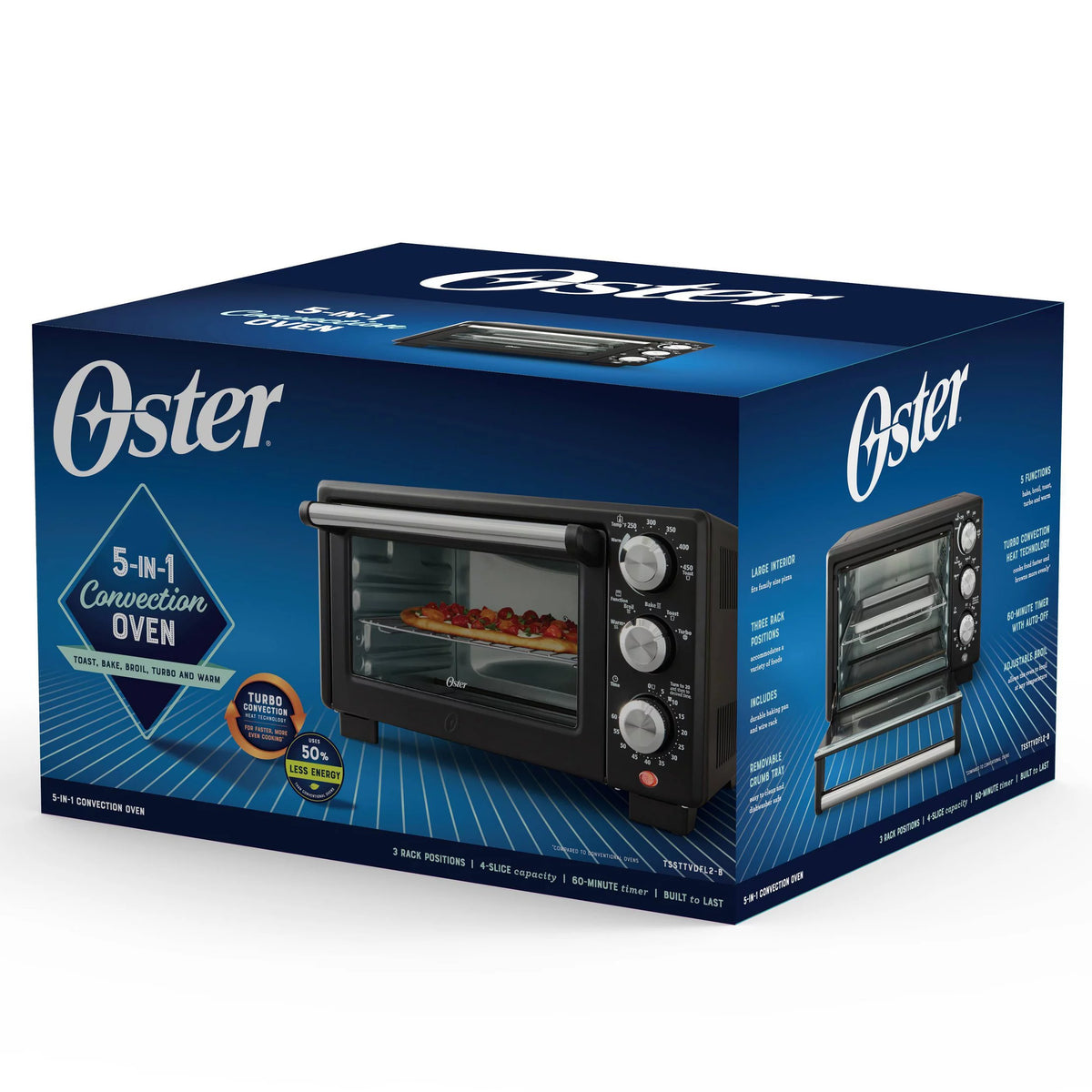Convection 4-Slice Toaster Oven Matte Black I1261
