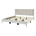 Solid Wood & Velvet King Size Bed G6497