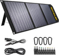 60 Watt Foldable Monocrystalline Solar Panel Kit with 12V DC/USB/USB C PD Outlets S7811