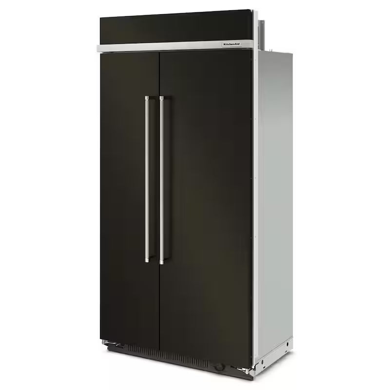 Black Stainless Steel Side-by-Side Refrigerator G3487
